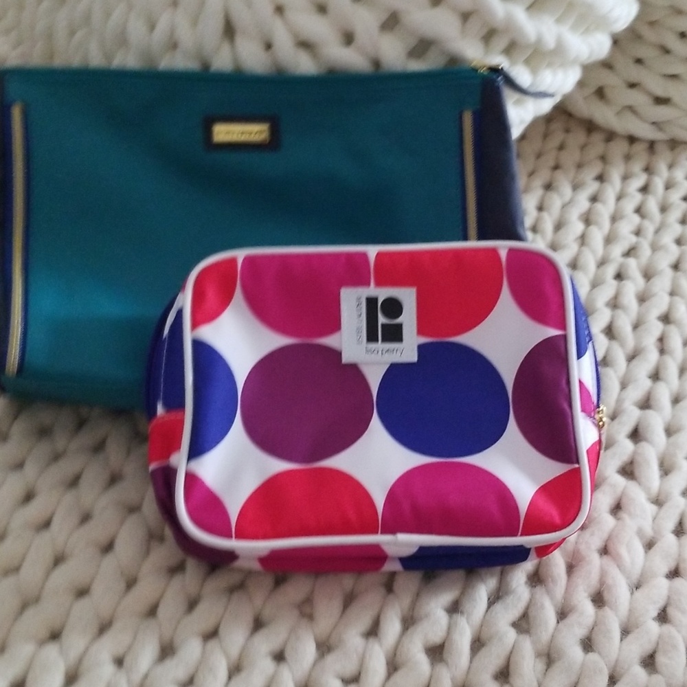 Lot of 2 Estee Lauder Cosmetic Bags